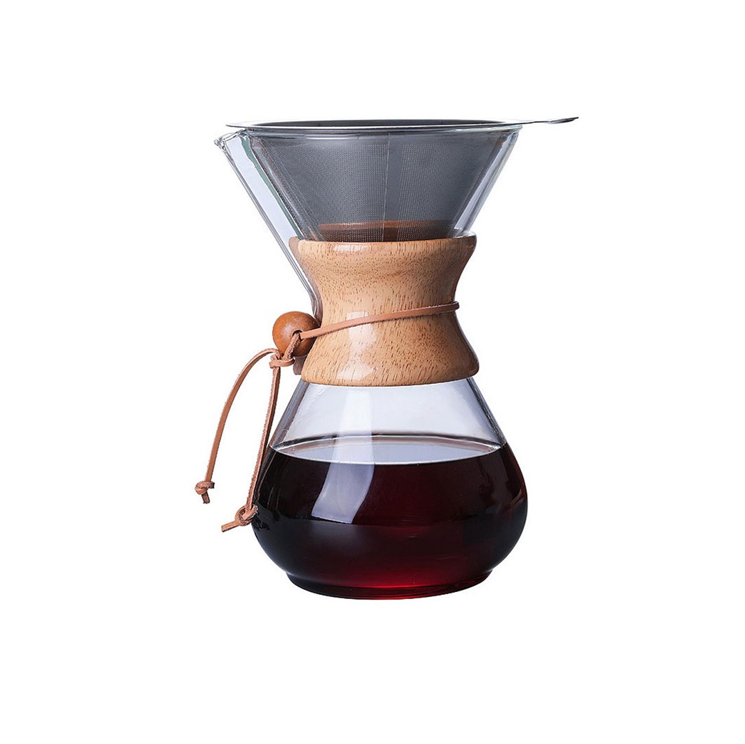 CHE080002-7.jpg Chemex 800 ml Vidrio y Bambú - Imagen 1
