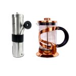 Prensa Francesa de Lujo 600 ml + Molino de Acero