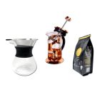 Chemex 400 ml + Prensa de Lujo 350 ml + Café Cane 250 g